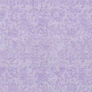 Homeroots 3' Floral Area Rug In Artichoke And Mint Green - Washable, Durable, Perfect For Indoor & Outdoor Use 8' X 10' Polyester 586711