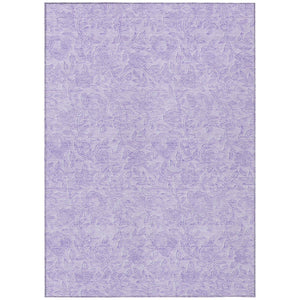 HomeRoots 9' Lilac and Purple Floral Area Rug - Durable, Washable Indoor-Outdoor Design for Timeless Elegance 9' X 12' 586712
