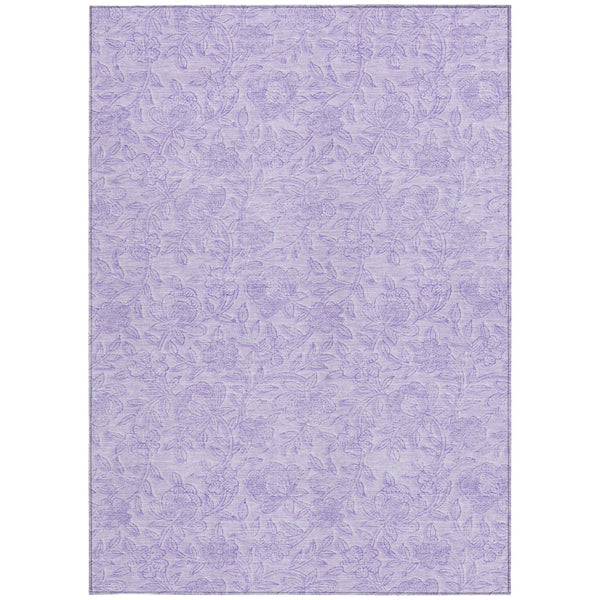 Homeroots 3' Floral Area Rug In Artichoke And Mint Green - Washable, Durable, Perfect For Indoor & Outdoor Use 9' X 12' Polyester 586712