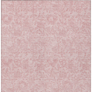 Homeroots 3' Floral Area Rug In Artichoke And Mint Green - Washable, Durable, Perfect For Indoor & Outdoor Use 3' X 5' Polyester 586714