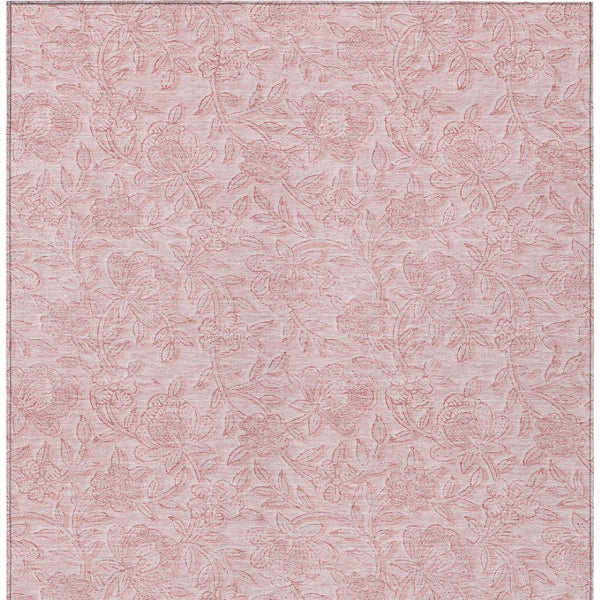 Homeroots 3' Floral Area Rug In Artichoke And Mint Green - Washable, Durable, Perfect For Indoor & Outdoor Use 9' X 12' Polyester 586718