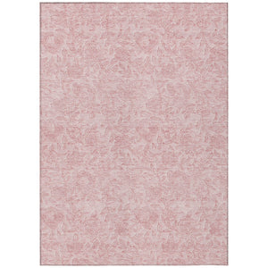 HomeRoots 9' Pink and Red Floral Area Rug – Durable, Washable Design for Indoor and Outdoor Living Spaces 9' X 12' 586718