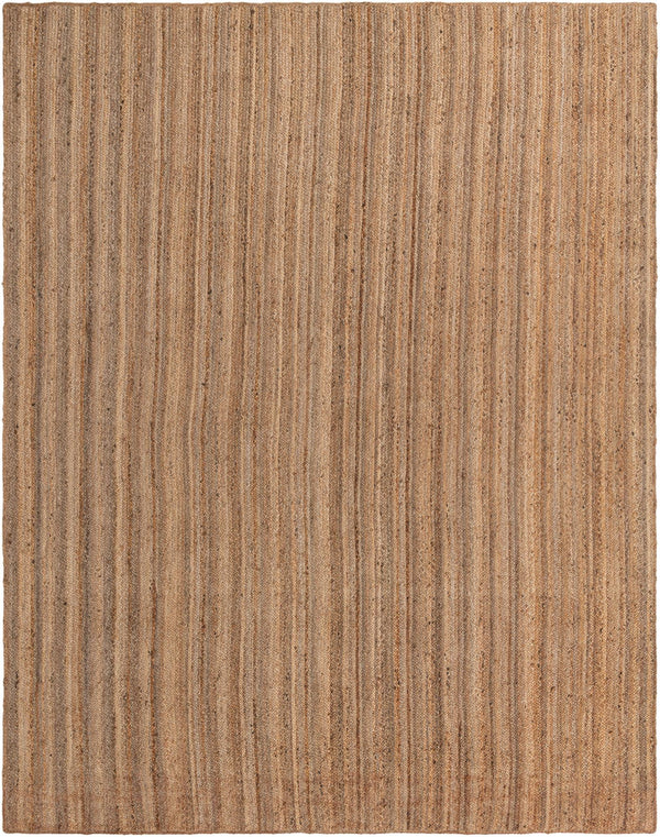 Unique Loom Braided Jute Dhaka Hand Braided Solid Rug Natural, Natural 10' 0" x 13' 1"