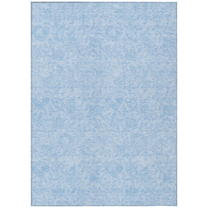 Homeroots 3' Floral Area Rug In Artichoke And Mint Green - Washable, Durable, Perfect For Indoor & Outdoor Use 3' X 5' Polyester 586720