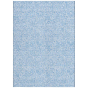Homeroots 3' Floral Area Rug In Artichoke And Mint Green - Washable, Durable, Perfect For Indoor & Outdoor Use 8' X 10' Polyester 586723