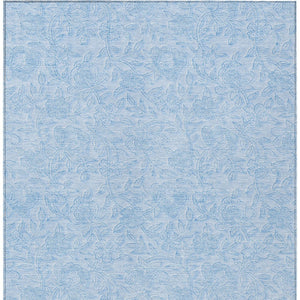 Homeroots 3' Floral Area Rug In Artichoke And Mint Green - Washable, Durable, Perfect For Indoor & Outdoor Use 10' X 14' Polyester 586725