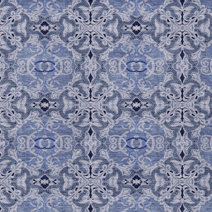 Homeroots 3' Elegant Artichoke Green Medallion Rug - Washable Indoor/Outdoor Solution For Any Space 8' X 10' Polyester 586747