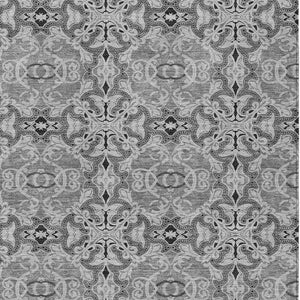 Homeroots 3' Elegant Artichoke Green Medallion Rug - Washable Indoor/Outdoor Solution For Any Space 9' X 12' Polyester 586754