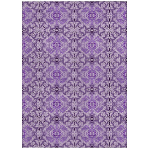 Homeroots 3' Elegant Artichoke Green Medallion Rug - Washable Indoor/Outdoor Solution For Any Space 3' X 5' Polyester 586762