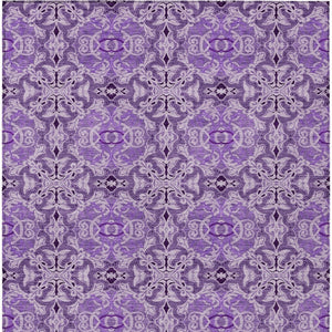 Homeroots 3' Elegant Artichoke Green Medallion Rug - Washable Indoor/Outdoor Solution For Any Space 5' X 8' Polyester 586763