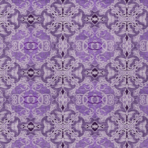 Homeroots 3' Elegant Artichoke Green Medallion Rug - Washable Indoor/Outdoor Solution For Any Space 9' X 12' Polyester 586766