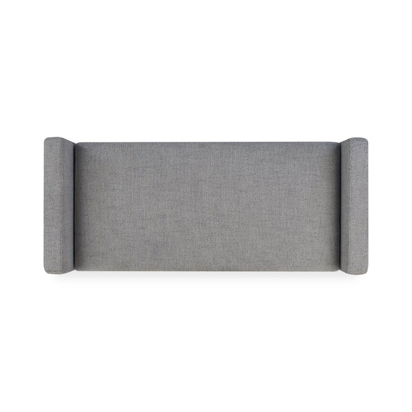 English Elm 47" Upholstered Storage Ottoman Bench with Metal Base for Bedroom or Entryway W5325P427119