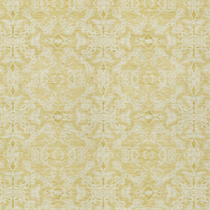 Homeroots 3' Artichoke Green Medallion Washable Area Rug - Stylish, Durable, Indoor Outdoor Decor Solution 9' X 12' Polyester 586790