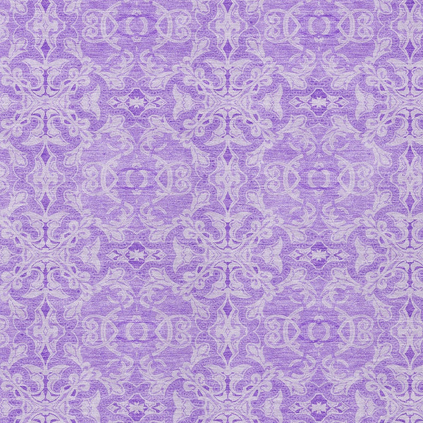 Homeroots 3' Artichoke Green Medallion Washable Area Rug - Stylish, Durable, Indoor Outdoor Decor Solution 5' X 8' Polyester 586799