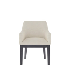 Alpine Furniture Reba Urban Side Chairs Set Of 2 - Stylish Barrel Design With Tapered Legs For Modern Dining Spaces Black Polyester Fabric 5868-02-alpine