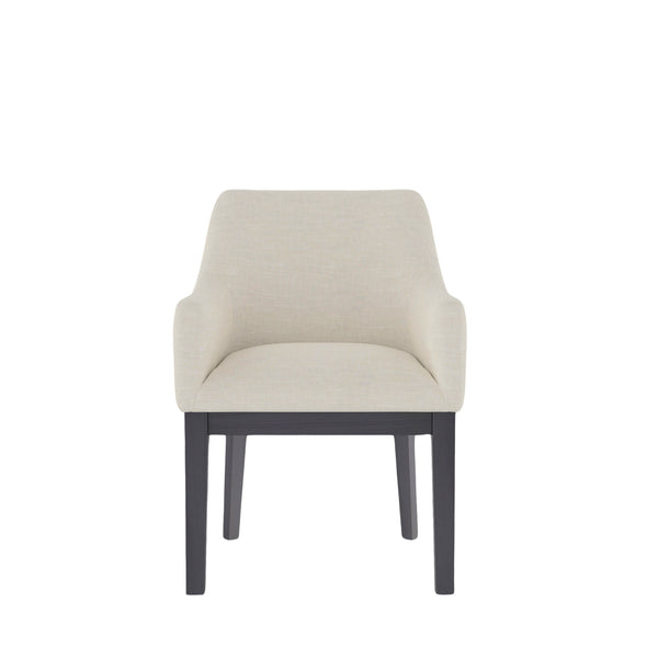 Alpine Furniture Reba Urban Side Chairs Set Of 2 - Stylish Barrel Design With Tapered Legs For Modern Dining Spaces Black Polyester Fabric 5868-02-alpine