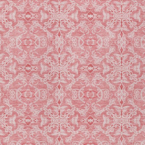 Homeroots 3' Artichoke Green Medallion Washable Area Rug - Stylish, Durable, Indoor Outdoor Decor Solution 5' X 8' Polyester 586811