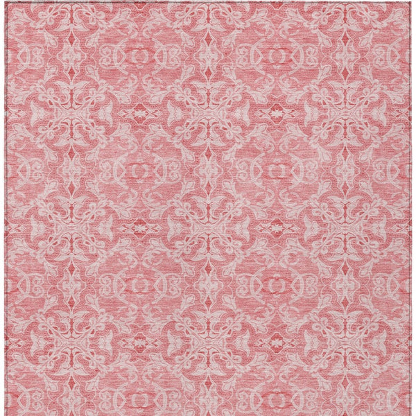 Homeroots 3' Artichoke Green Medallion Washable Area Rug - Stylish, Durable, Indoor Outdoor Decor Solution 10' X 14' Polyester 586815