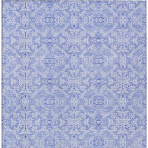 Homeroots 3' Artichoke Green Medallion Washable Area Rug - Stylish, Durable, Indoor Outdoor Decor Solution 3' X 5' Polyester 586816