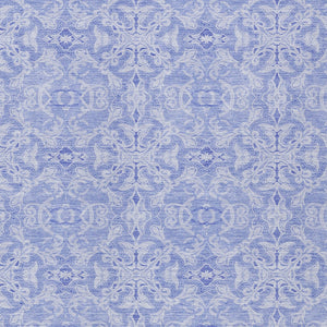 Homeroots 3' Artichoke Green Medallion Washable Area Rug - Stylish, Durable, Indoor Outdoor Decor Solution 5' X 8' Polyester 586817