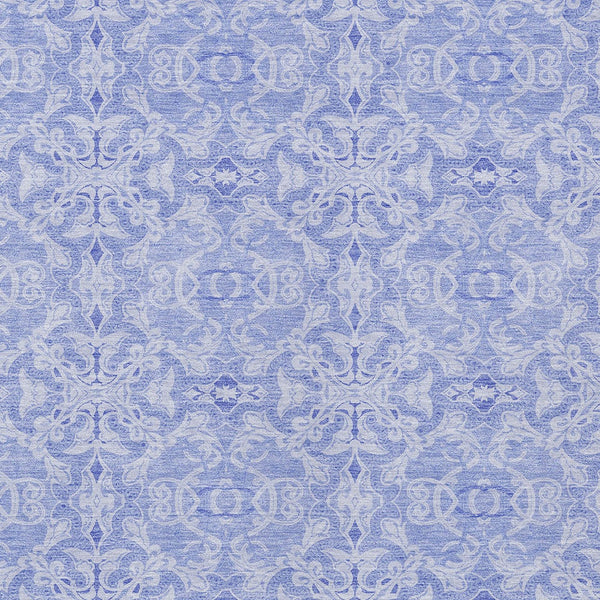 Homeroots 3' Artichoke Green Medallion Washable Area Rug - Stylish, Durable, Indoor Outdoor Decor Solution 8' X 10' Polyester 586819