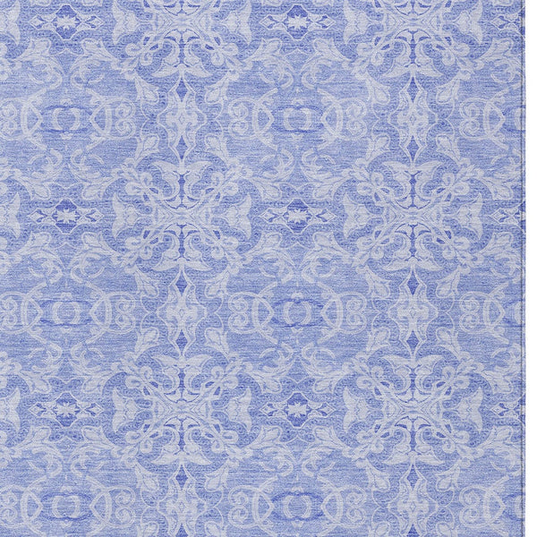 Homeroots 3' Artichoke Green Medallion Washable Area Rug - Stylish, Durable, Indoor Outdoor Decor Solution 10' X 14' Polyester 586821