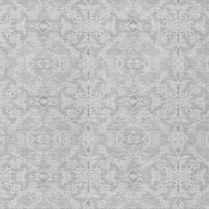 Homeroots 3' Artichoke Green Medallion Washable Area Rug - Stylish, Durable, Indoor Outdoor Decor Solution 3' X 5' Polyester 586828