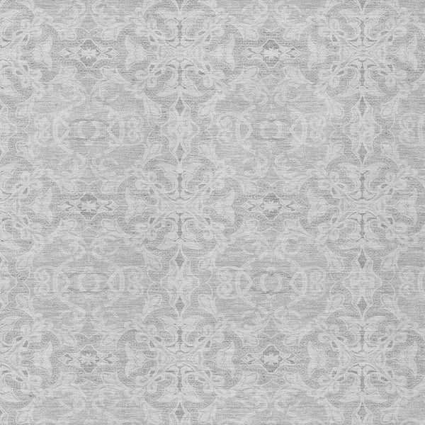 Homeroots 3' Artichoke Green Medallion Washable Area Rug - Stylish, Durable, Indoor Outdoor Decor Solution 3' X 5' Polyester 586828