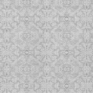 Homeroots 3' Artichoke Green Medallion Washable Area Rug - Stylish, Durable, Indoor Outdoor Decor Solution 5' X 8' Polyester 586829