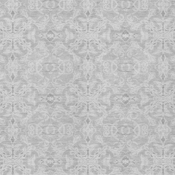 Homeroots 3' Artichoke Green Medallion Washable Area Rug - Stylish, Durable, Indoor Outdoor Decor Solution 5' X 8' Polyester 586829