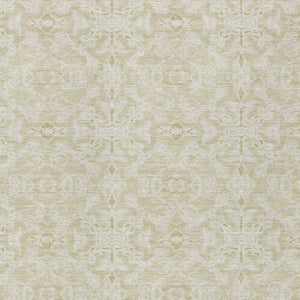 Homeroots 3' Artichoke Green Medallion Washable Area Rug - Stylish, Durable, Indoor Outdoor Decor Solution 10' X 14' Polyester 586839