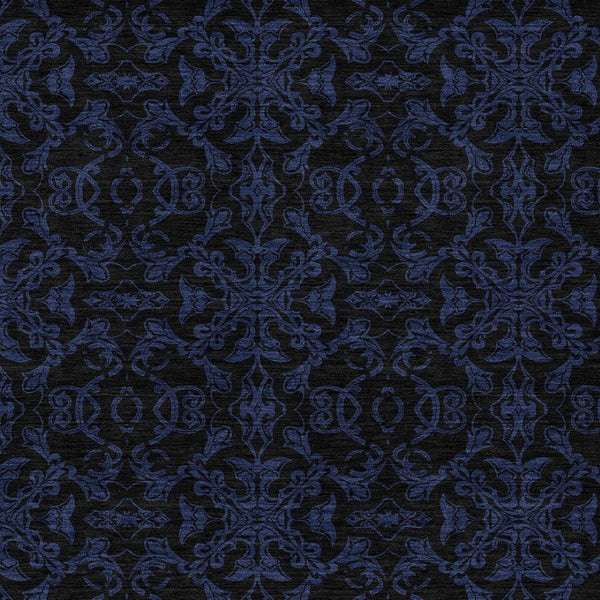 Homeroots 3' Brown And Black Medallion Washable Area Rug - Stylish, Durable, Indoor/Outdoor Decor Solution 5' X 8' Polyester 586853