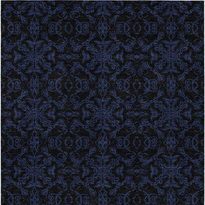 Homeroots 3' Brown And Black Medallion Washable Area Rug - Stylish, Durable, Indoor/Outdoor Decor Solution 8' X 10' Polyester 586855