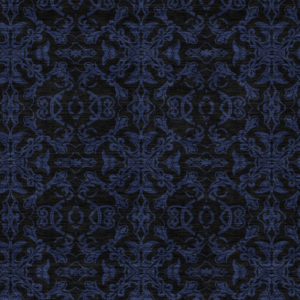 Homeroots 3' Brown And Black Medallion Washable Area Rug - Stylish, Durable, Indoor/Outdoor Decor Solution 10' X 14' Polyester 586857