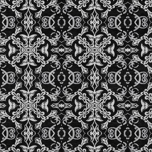 Homeroots 3' Brown And Black Medallion Washable Area Rug - Stylish, Durable, Indoor/Outdoor Decor Solution 8' X 10' Polyester 586867