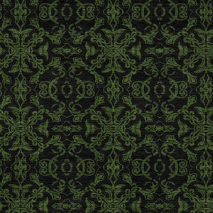 Homeroots 3' Brown And Black Medallion Washable Area Rug - Stylish, Durable, Indoor/Outdoor Decor Solution 8' X 10' Polyester 586873