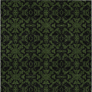 Homeroots 3' Brown And Black Medallion Washable Area Rug - Stylish, Durable, Indoor/Outdoor Decor Solution 10' X 14' Polyester 586875