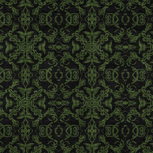 Homeroots 3' Brown And Black Medallion Washable Area Rug - Stylish, Durable, Indoor/Outdoor Decor Solution 10' X 14' Polyester 586875