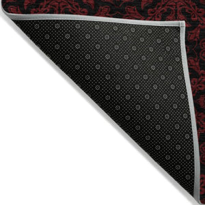 Homeroots 3' Brown And Black Medallion Washable Area Rug - Stylish, Durable, Indoor/Outdoor Decor Solution 3' X 5' Polyester 586876