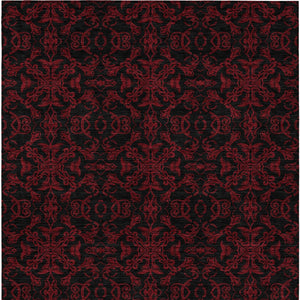 Homeroots 3' Brown And Black Medallion Washable Area Rug - Stylish, Durable, Indoor/Outdoor Decor Solution 3' X 5' Polyester 586876