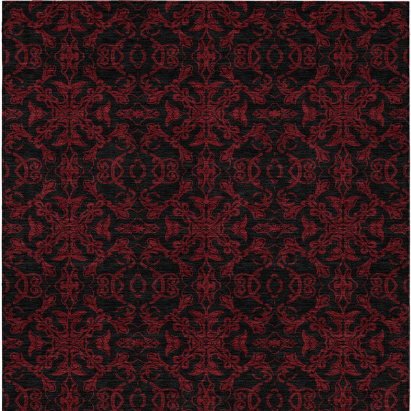 Homeroots 3' Brown And Black Medallion Washable Area Rug - Stylish, Durable, Indoor/Outdoor Decor Solution 3' X 5' Polyester 586876