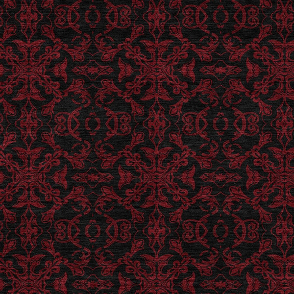 Homeroots 3' Brown And Black Medallion Washable Area Rug - Stylish, Durable, Indoor/Outdoor Decor Solution 5' X 8' Polyester 586877