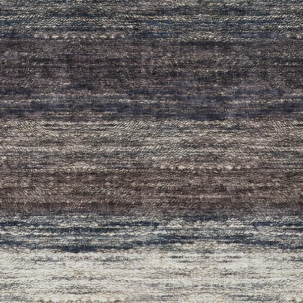 Homeroots 3' Beige Ivory And Brown Ombre Washable Area Rug – Perfect For Indoor & Outdoor Spaces, Durable Design 5' X 8' Polyester 586883