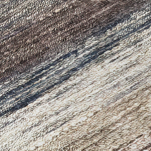 Homeroots 3' Beige Ivory And Brown Ombre Washable Area Rug – Perfect For Indoor & Outdoor Spaces, Durable Design 8' Round Polyester 586884