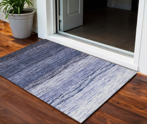 Homeroots 3' Beige Ivory And Brown Ombre Washable Area Rug – Perfect For Indoor & Outdoor Spaces, Durable Design 3' X 5' Polyester 586894