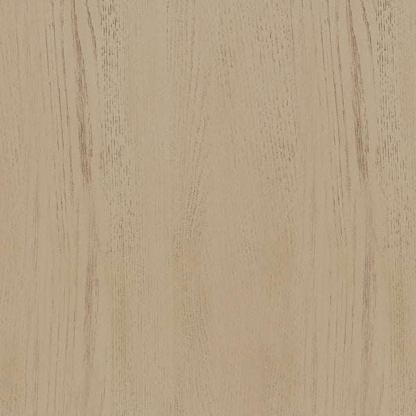 Alpine Furniture Reba Extension Dining Table - Elegant Ribbed Double Base With Built-in Storage For Gatherings Natural White Wash Mindi Solids & Oak Veneer 5868w-01-alpine