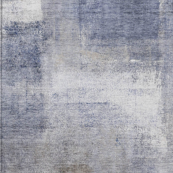 Homeroots 3' Abstract Brown Beige And Ivory Washable Area Rug For Indoor And Outdoor Spaces, Durable Style 3' X 5' Polyester 586918