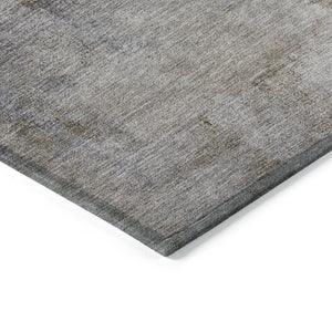 Homeroots 3' Abstract Brown Beige And Ivory Washable Area Rug For Indoor And Outdoor Spaces, Durable Style 9' X 12' Polyester 586922