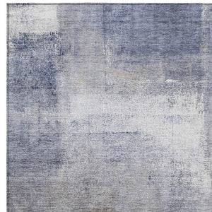 Homeroots 3' Abstract Brown Beige And Ivory Washable Area Rug For Indoor And Outdoor Spaces, Durable Style 9' X 12' Polyester 586922