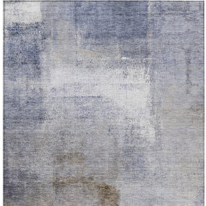 Homeroots 3' Abstract Brown Beige And Ivory Washable Area Rug For Indoor And Outdoor Spaces, Durable Style 10' X 14' Polyester 586923